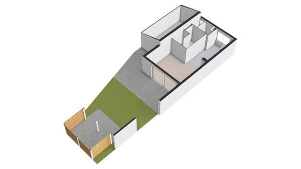 Plattegrond - Slechtvalkhof 22, 2623 PE Delft - Slechtvalkhof 22_Perceel-3d.jpg